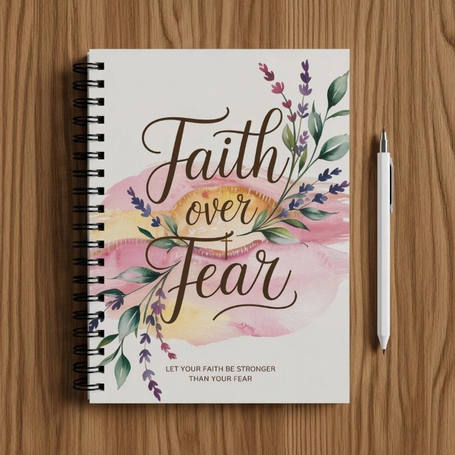 Fe sobre miedo. Cuaderno de fe cristiana  (Subido por el creador)