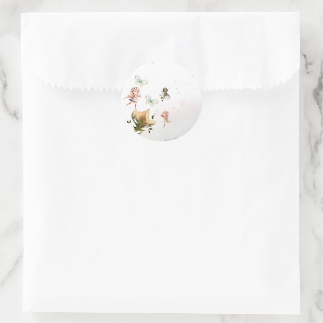 Fe y pegatinas redondos de fantasía (Bolso)