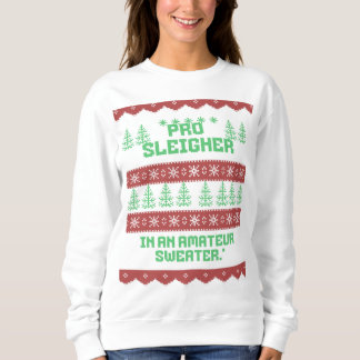 fea, divertida, navidades mujeres sudaderas - vaca