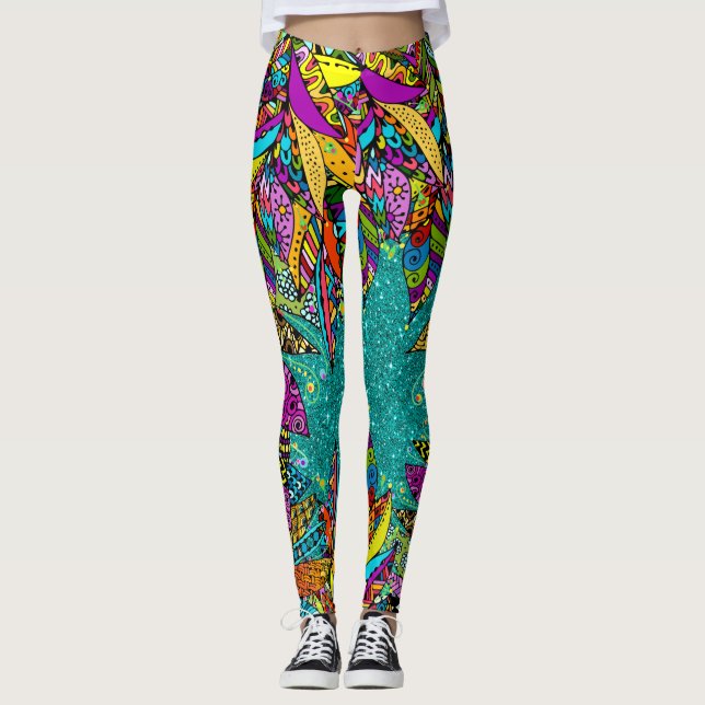 Feather Fun Pop Fashion 4 Leggings (Anverso)