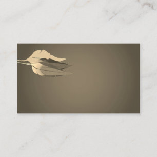 Feather, Leaf, Nature, Yoga, Tarjetas de Negocios
