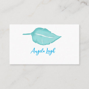 Feather, Leaf, Nature, Yoga, Tarjetas de Negocios