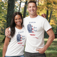 Feather USA Flag nunca olvidó la camiseta de recue