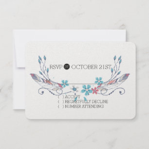 Feathers and Flowers RSVP