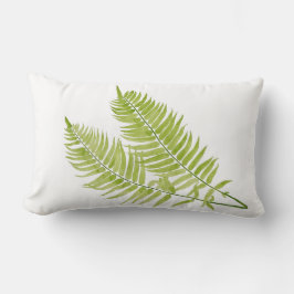 Feathery Fern en una almohada lumbar