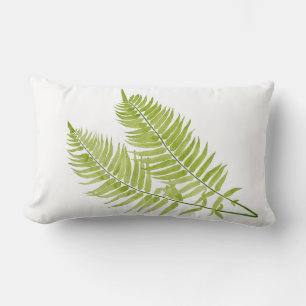 Feathery Fern en una almohada lumbar