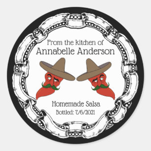 Fecha de personalización de etiqueta de salsa