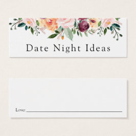 Fecha Noche Idea Tea Time Card
