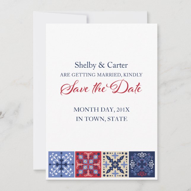 Fecha Reserva de la boda de la teja de Talavera del (Anverso)