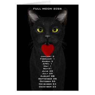 Fechas de Luna Llena gato 2026