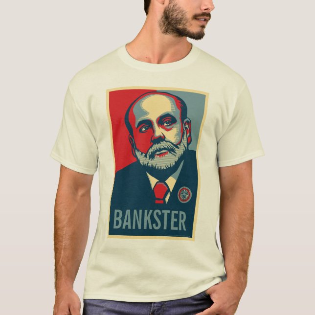 Federal Reserve preside la camisa de Ben Bernanke (Anverso)