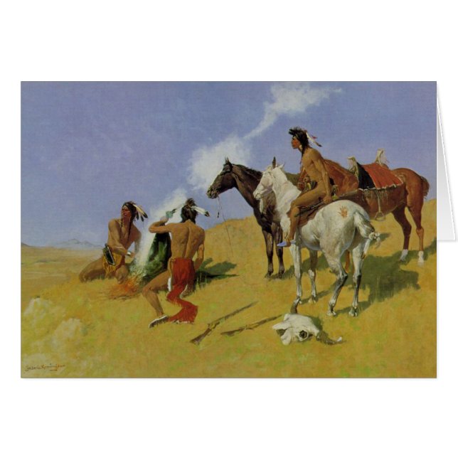 Federico Remington - humo (Anverso (Horizontal))
