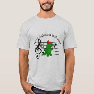 Feisty Animals Cocina Huevos Camiseta