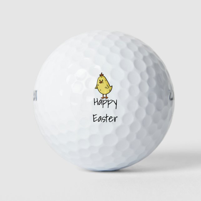 Felices Bolas de Golf de Pascua (Anverso)