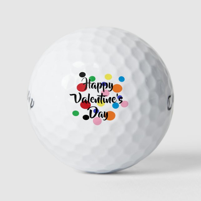 Felices bolas de golf de San Valentín (Anverso)