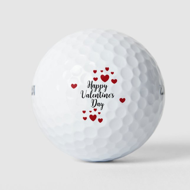 Felices bolas de golf de San Valentín (Anverso)