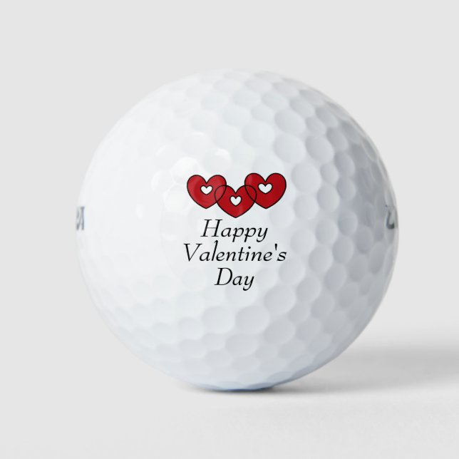 Felices bolas de golf de San Valentín (Anverso)