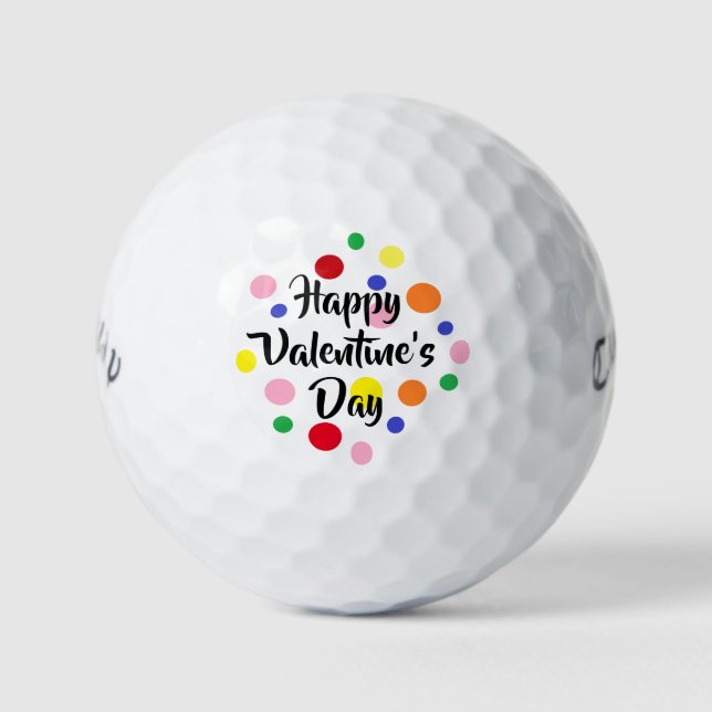Felices bolas de golf de San Valentín (Anverso)