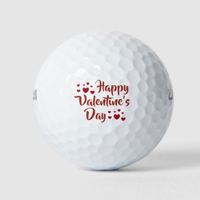 Felices bolas de golf de San Valentín (Anverso)
