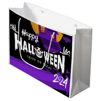 Felices Bolsas de Regalo de Halloween 2024 Grandes
