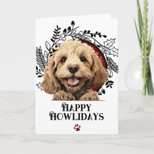 Felices días caninos Cockapoo Perro Navidad