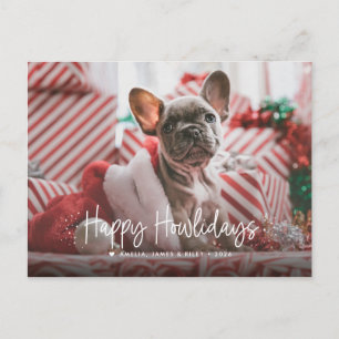 Felices días de Howl Single Foto Mascota Navidad