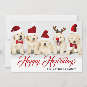 Felices días festivos de mascotas perros Navidad