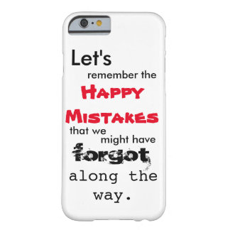Felices errores letra iPhone 6 Funda
