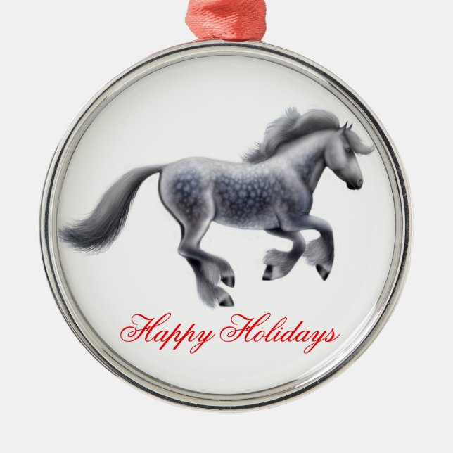 Felices Fiestas, adorno de caballos gitanos (Frente)