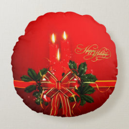 Felices Fiestas Almohada Redonda