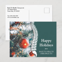 Felices Fiestas Árbol de Navidad Chiropráctico