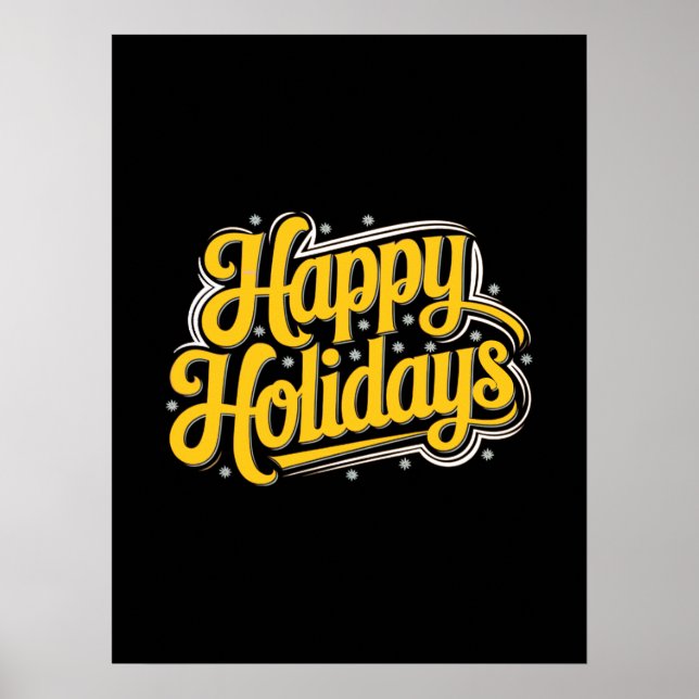 Felices Fiestas, Arte Gráfico Digital (Frente)