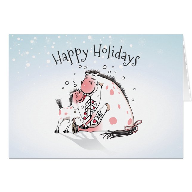 Felices Fiestas, Caballo y Tonto (Anverso (Horizontal))