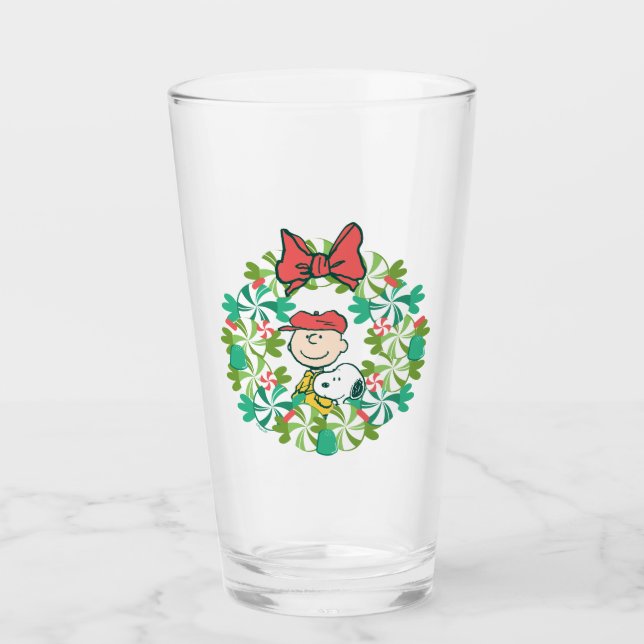 Felices fiestas | Candy Wreath de menta (Anverso)