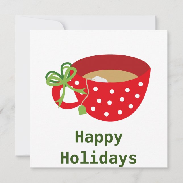 Felices fiestas Cosy Teacup (Anverso)