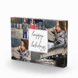 Felices fiestas cuatro Collages de fotos