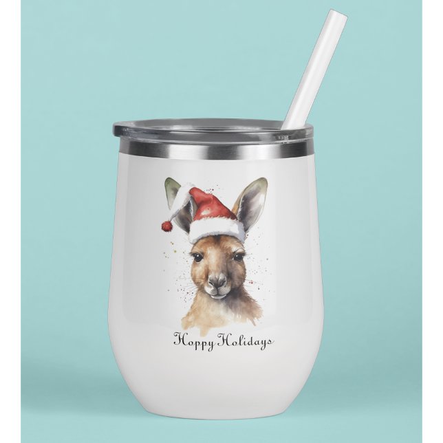 Felices Fiestas de Navidad, canguro personalizado (Subido por el creador)