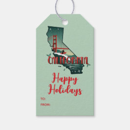 Felices Fiestas Etiqueta de Navidad personalizada