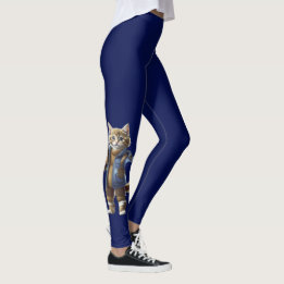 Felices Fiestas Gatos Leggings 