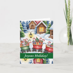 Felices fiestas! Invitación de personalizado de va