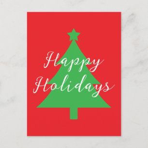 Felices Fiestas Navidad Año Nuevo Rojo Brillante