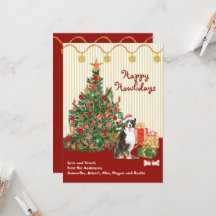 Felices Fiestas Navidades de Perro de Montaña de B