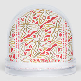 Felices fiestas | Paz y amor | Poinsettia con Ánge