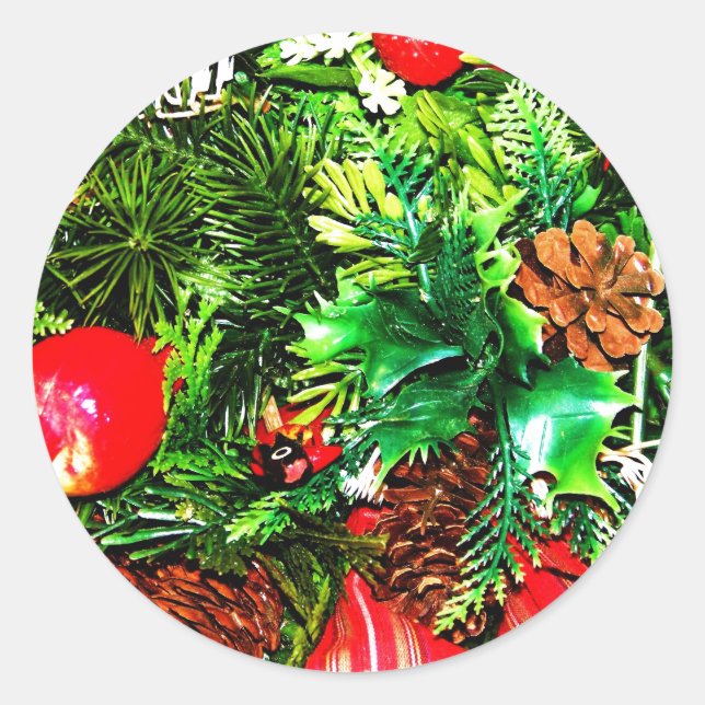 Felices fiestas_ Pegatina (Anverso)