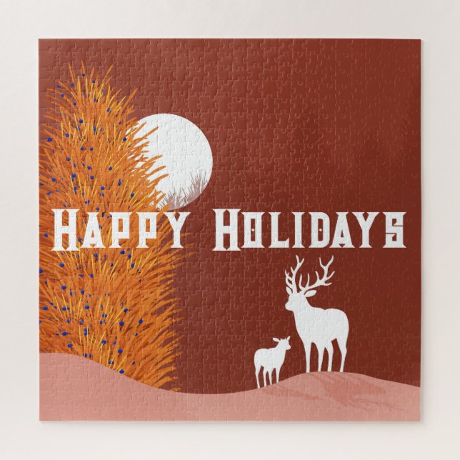 Felices Fiestas - Rompecabezas (Vertical)