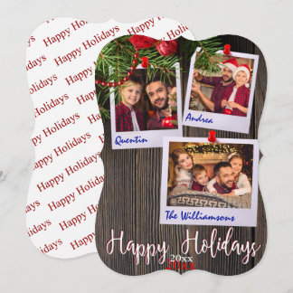 Felices Fiestas Rústicas del tablero de anuncios F