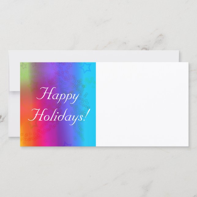 ¡Felices Fiestas! Tarjeta de Navidad (Anverso)