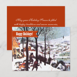 Felices fiestas. Tarjeta de Navidades Bellas Artes