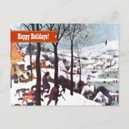 Felices fiestas. Tarjeta de Navidades Bellas Artes