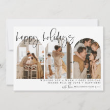 Felices Fiestas, tarjetas de navidad de fotos de a